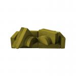 14 Pieces Modular Foam Flip Play Couch Set With Removable Suede Cover