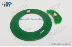 China 6 Circuits rotary electrical interface , electric flat slip ring For Robotics supplier