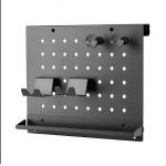 Perfect Standing Desk Cable Management Rack with Functional Metal Pegboard and Storage for sale