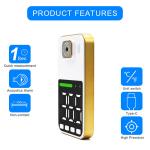 Wall Mounted Non Contact Infrared Thermometer LED Display With Fever Alarm for sale