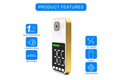 China Wall Mounted Non Contact Infrared Thermometer LED Display With Fever Alarm supplier