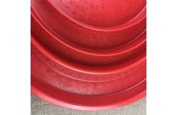 China Polypropylene 60mm Plastic Chick Feeder Trays For Chicken supplier