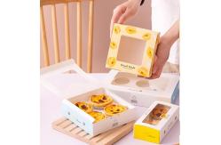 China Matt Lamination Cake Packaging Boxes for Offset Printing Egg Tart Packaging supplier