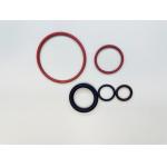 Excellent Chemical Resistance PTFE Coated White Rubber O Ring with 60-70 Shore D Hardness for sale