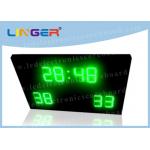 12'' Inch Digits in Green Color Led Electronic Scoreboard With Moving Wheels Stand for sale