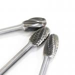 OVAL SHAPE CUTTING TOOLS TUNGSTEN CARBIDE BURRS 6MM SHANK DIAMETER SE-5 for sale