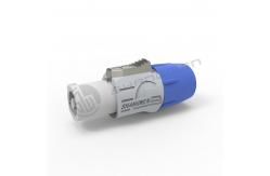 China 3 Pin Circular Power Connector Electrical Powercon Male PA6 Material supplier