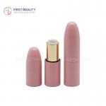 Customized Pink Cylinder Lipstick Tube 5g Color Spraying Surface for sale