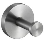 Stainless Steel Single Robe Hook Chrome Satin Bedroom Wall Mount Coat Hanger for sale