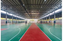 China Customized Grade Q345B Light Steel Structure Building SA 2.5 Shot Blasting Level supplier