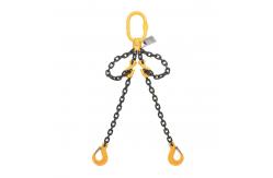 China 18mm Two Leg Chain Sling With Shortening Hooks And Self Locking Hooks supplier