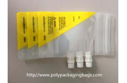 China Clear plastic Stand Up Water container pouch with spout W13 x  L27cm supplier