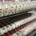 China Supplier Single Side Matt White Adhesive Packing Tape   50mm Width for sale