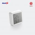 2.4GHz Tuya Wifi Temperature Humidity Smart Sensor 250mA High Resolution LCD Display for sale