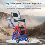 150M 200M 300M 500M  Borehole Downhole Water Well Inspection Camera Video Recording Camera for sale