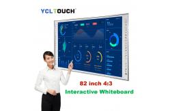 China 82 Inch IR Interactive Whiteboard Finger Touch For Smart Classroom supplier