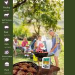 Dual Probe Digital Grill Thermometer Large Bright LCD Display With Default Program