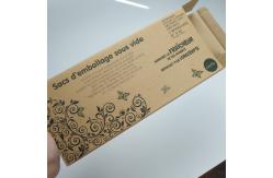 China Recyclable Folding Carton Kraft Brown Paper Packaging Customized Printing Durable supplier