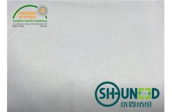 China Silicon Non Woven Interlining 50% Polyester Fused Fabric For Embroidery supplier