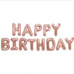 Happy Birthday Banner Party Decoration Items 16 Inch Foil Letter Balloons for sale