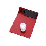 Waterproof Multifunction Wireless Charging Pu Leather Mouse Pad Customised Logo for sale
