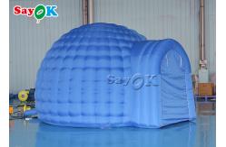 China Blue Digital Inflatable Planetarium Projection Dome Tent For Indoor Active supplier
