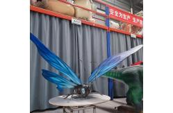 China Simulation Animated Butterfly Animatronic Insect Red Color supplier