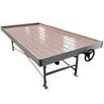 Movable Hydroponic Ebb And Flood Customized Greenhouse Rolling Benches Seedbed