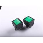 Electronics Green ON OFF Rocker Switch 4 Pins With Indicator Light