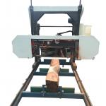 portable sawmill wood cutting band saw machine/ Horizontal wood cutting band saw sawmill for sale