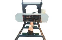 China Portable round log slicing Horizontal Band Saw Mill Machine In Fiji supplier