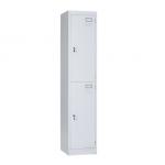 School 2 Doors Small Metal Lockers For Student Storage Wardrobe for sale