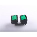 Electronics Green ON OFF Rocker Switch 4 Pins With Indicator Light
