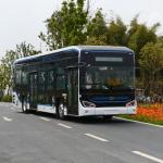12m Low Entry Floor EV Battery Electric Buses With Air Suspension for sale