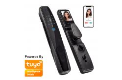 China Tuya Smart Fingerprint Smart Lock Face Recognition Door Lock With Wifi supplier