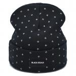 58CM Unisex Knit Beanie Hats Customization Fabric Common Fashion Design