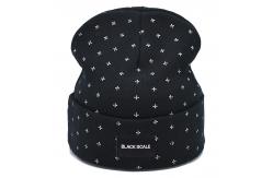 China 58CM Unisex Knit Beanie Hats Customization Fabric Common Fashion Design supplier