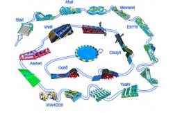 China 0.55mm PVC Tarpaulin Inflatable Obstacle Challenges / Insane 5k Obstacle Course supplier
