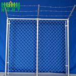 Chain Link Fence Panels With Easy Installation And Galvanized Coating