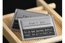 China 3M Reflective Material Embossed Logo Heat Transfer Labels Custom For Clothing supplier