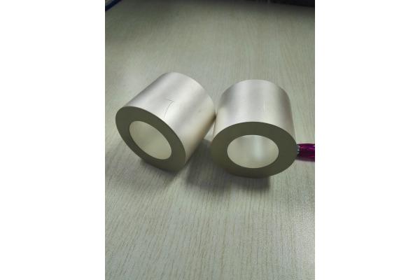 Cylinder Ring Round Piezoelectric Ceramic Discs Positive And Negative In One Side