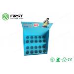 Customized Offest 4C Printing PDQ Paper Table Top Cardboard Counter Display With Holes