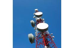 China Four Legged Angular Steel Lattice Tower For Telecommunication supplier