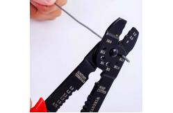 China 215mm MultiPurpose Cable Stripper Professional Wire Strippers with Safety Locker Multifunction stripper supplier