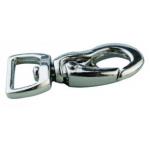 Zinc Diecast Square Eye Swivel Spring Snap Hook 4mm Opening Size for sale