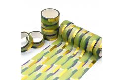 China DIY Craft Washi Tape Printing Machine Gold Foil Washi Tape Manufacturer supplier