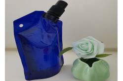 China Customized Translucent Drink Juice Smoothie Stand Up Pouches Matte With Hang Hole supplier