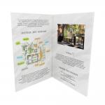 LCD screen printing digital catalogue card advertising player video book ODM ROHS Certificate for sale