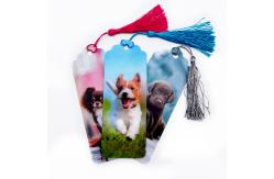 China Puppies And Kittens bookmark for reader 3D Lenticular Bookmark Promotions supplier