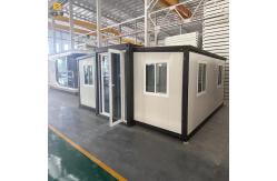 China Eco Friendly Prefab Steel Frame House Double Wing Expandable Container House supplier